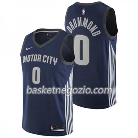 Canotte Uomo Detroit Pistons Andre Drummond 0 Nike City Edition Swingman